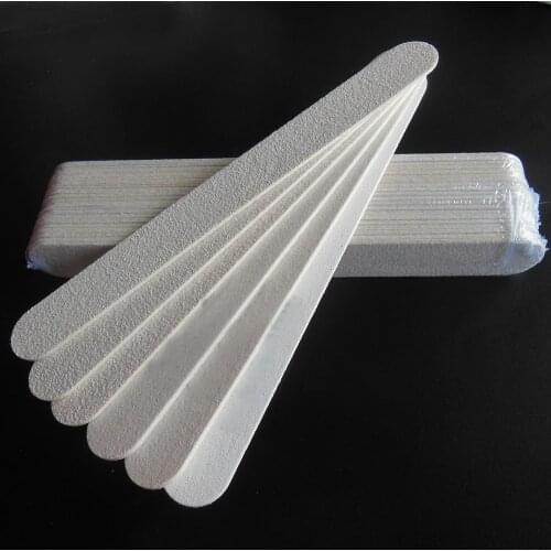 10 pcs/lot white wood nail file wood emery board sandpaper file nail art file manicure tool 240/240
