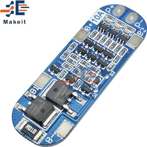 3S 10A BMS 18650 Li-ion Lithium Battery Protection Board Charger Protection Balancer PCB Circuit Board Module 12.6V Equalizer