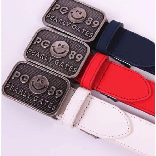New Mens Womens Golf Belt Alloy Buckle Sports Leisure Belt Unisex High-Quality Accessories Free Shipping
