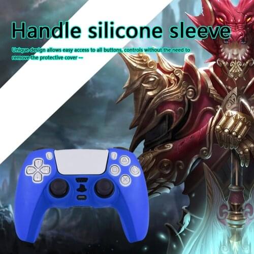 Silicone Gamepad Protective Cover Case for SONY PS5 Game Controller Skin Guard Electronic Machine Accessories