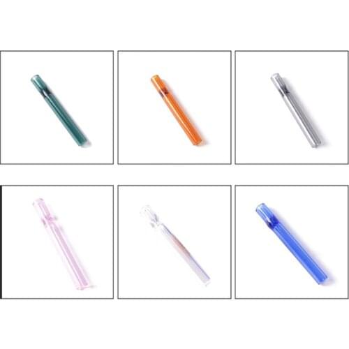 Glass Cigarette Holder Tube For Tobacco Cigarettes Smoking Smoke Filter Pipes Mouthpiece Hookah