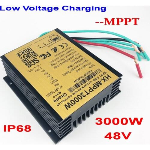3000W AC TO DC 48V 96V 120V Wind Turbines Generator Waterproof Battery Charge Controller Regulator