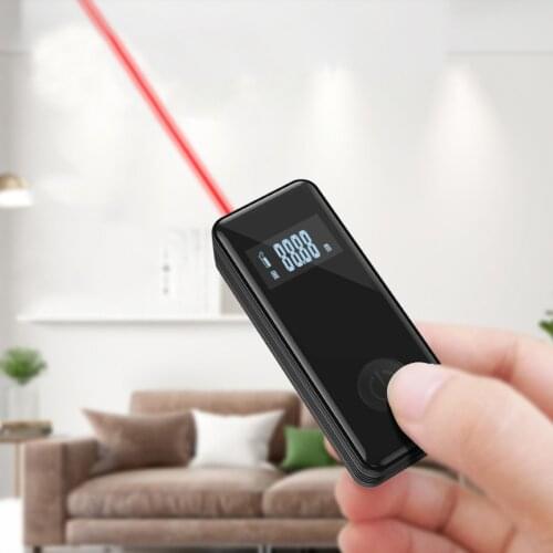 30m Portable Laser Rangefinder High Precisions Three Unit Conversion Indoor Distance Measuring Tool Laser Rangefinder Meter
