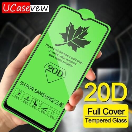 20D Full Cover Tempered Glass For Samsung M31S M30S M20 M10 A90 A80 A70 A10E A20S A07 Premium Screen Protector Protective Film