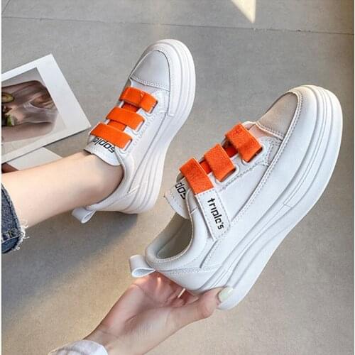 Fashion Women Chunky White Sneakers 2020 womens flat Shoes Lace Up Tenis Feminino Zapatos De Mujer Platform Women Casual Shoes
