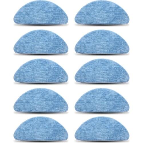 10Pcs Mop Cloth Replacement for Neatsvor X500 Robot Vacuum Cleaner Accessories