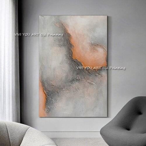 100% Hand Painted Modern Abstract Oil Painting On Canvas Ocean Wall Art For Living Room Home Decoration No Framed Picture Art