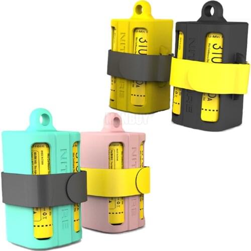 2020 NITECORE 4 Colors NBM40 Multi-purpose Portable Battery Magazine Disposal STORAGE BOX 4x18650 Protective Cover Carrying Case