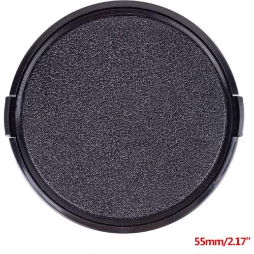 55MM Universal Plastic Snap-on Front Lens Cap Protective Cover for sony Pentax DSLR Camera Filter Accessories