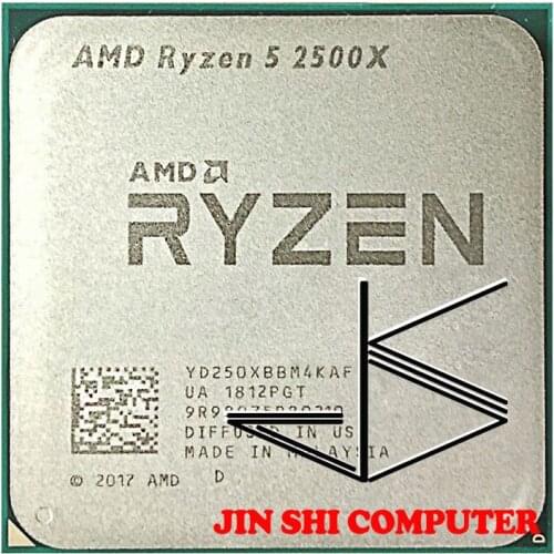 AMD Ryzen 5 2500X R5 2500x 3.6 GHz Quad-Core Eight-Thread CPU Processor 65W L3=8M YD250XBBM4KAF Socket AM4