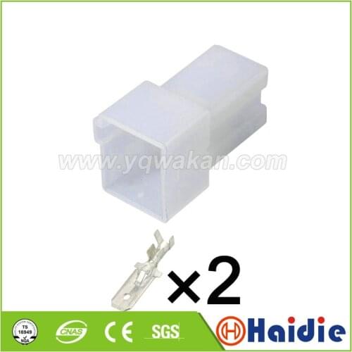 Free shipping 5sets 2pin auto motorcycles electric car plug electric vehicle wiring male connector