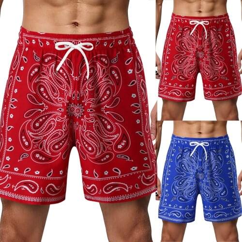 Quick Dry Summer Mens Siwmwear Beach Board Shorts Briefs For Man Swim Trunks Swimming Shorts Beachwear 3D Digital Printed Shorts