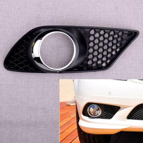 CITALL Car Front Right 2048850353 Bumper Fog Light Grill Cover Fit for Mercedes Benz C W204 2008 2009 2010 Pre-Facelift