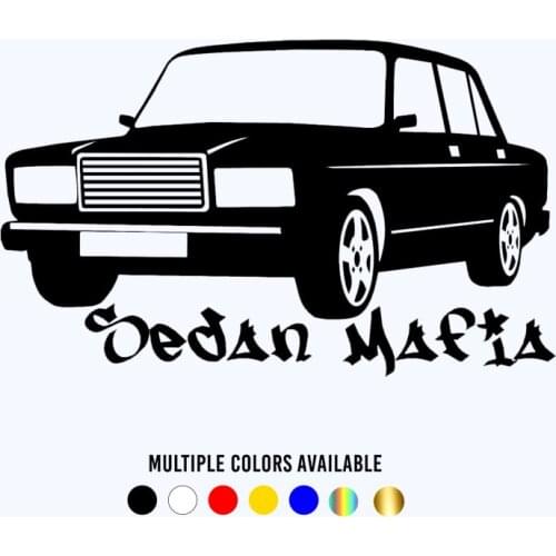 CK20347# Die-Cut Vinyl Decal Sedan Mafia 2107 Car Sticker Waterproof Auto Decors on Car Body