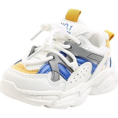 Toddler kid Infant Baby Boys Sports Shoes Baby Girl Fashion Sneakers1-6 Years Kids Soft Sole Breathable Running Shoes Size 21-30