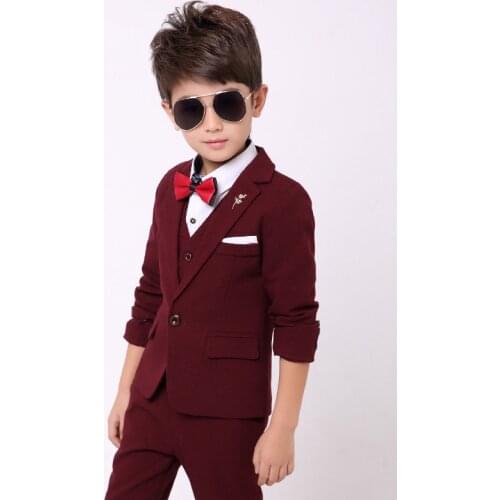 Dollplus Boys' Three-piece Suits China