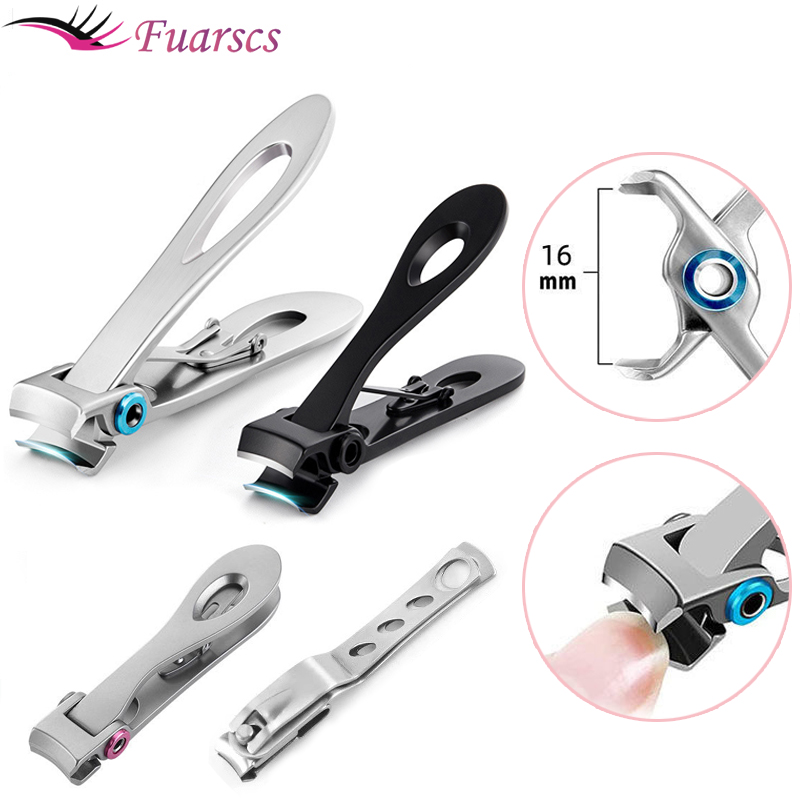 Professional Nail Clippers Stainless Steel Nail Cutter Toenail Fingernail Manicure Cutter Thick Ingrown Toenail Scissors tools