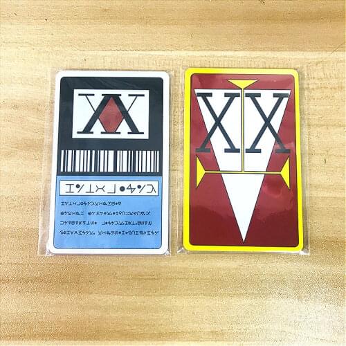 Hunter X Hunter License Card GING FREECSS Anime Hisoka PVC Card Cosplay Props Certificate