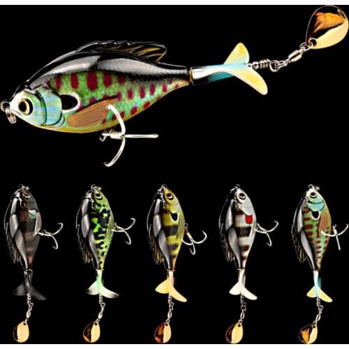 Luya Fake Bait Peche Propeller Tractor Hard Jig Fishing Lure VIB Wobblers For Fishing Spinner Meps Carp Fishing Tackle
