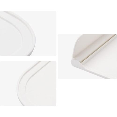 Wall Shelf Free Punching Wall-Mounted TV Background for Hanger Bedroom Balcony Bedside Creative Flower Pot Stand N0PA