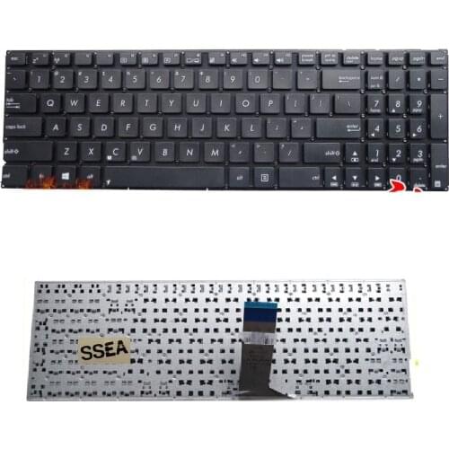 SSEA NEW US Keyboard without frame For Asus X551 X551C X551CA X551M X551MA F551C F551M Laptop black Keyboard