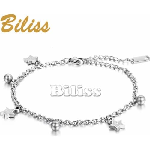 New Fashion Style Accessories Retro Jewelry Bracelet Five-Pointed Star of Love Chain Bracelet For Women Simplicity Meticulous