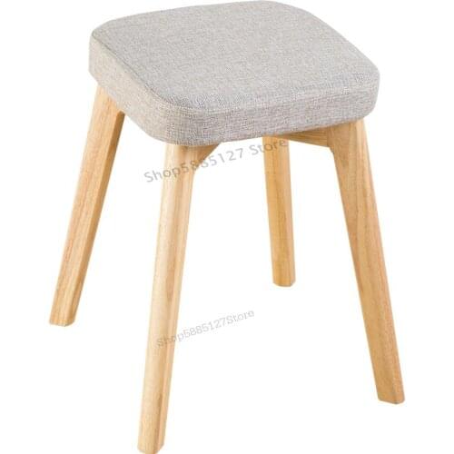 Dining Chair Dining Stool Nordic Chair Solid Wood Stool Leisure Chair Restaurant Chair Modern Minimalist Home Chair Stool
