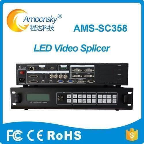 SC358 Full Color LED Video Processor Compare Vdwall LVP909 HD Display Controller
