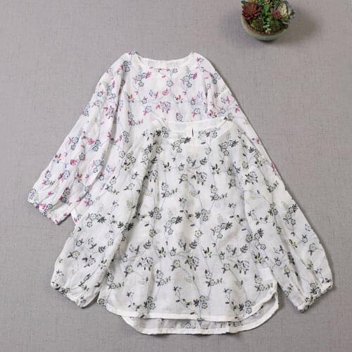 SAILICE Women's Shirts With Embroidery