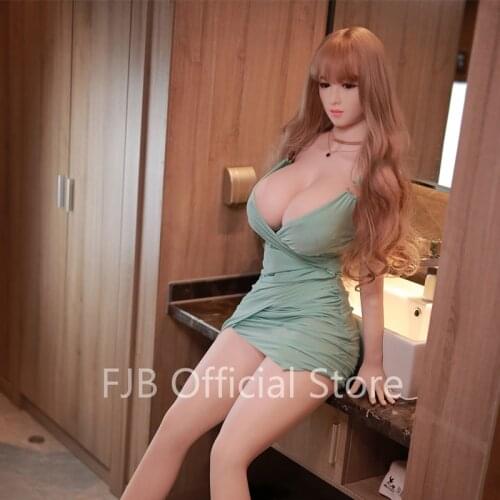 FJB TPE Sex Dolls Realistic Huge Boobs Adult Love Doll with Skeleton Vagina Pussy Anal Adult Doll Realistic Anime Sex Doll