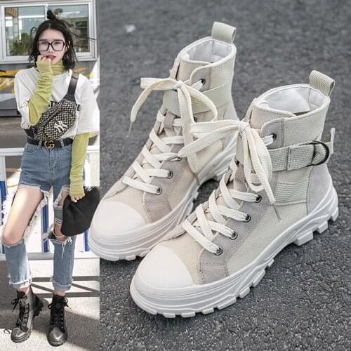 Autumn and winter tooling boots Martin boots high-top boots