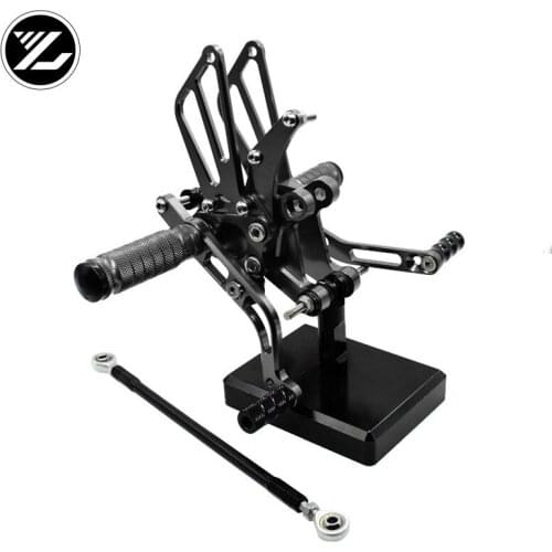 CNC Verstelbare Rearsets Achter Set Motorfiets Footrest Moto Pedaal pedal For Benelli BN600 BN 600 2010-2012 Motorfiets Voet