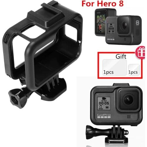 Suptig Accessories for Gopro Hero 8 Standard Protective Frame Housing Case Mount Cover for GoPro Hero8 Black Camera Case