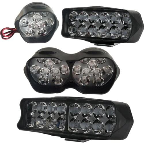 12v/24v/48v/60v/64v/72v/84v Led Motorcycle flashlight Day driving headlight High power spotlight for electric bicycle Car Autos