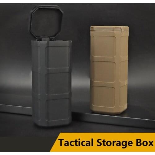 Tactical Storage Box Anti Pressure Shockproof Nylon Storage Tank Outdoor Portable Multi-tool Box for Hunting Camping Equipment