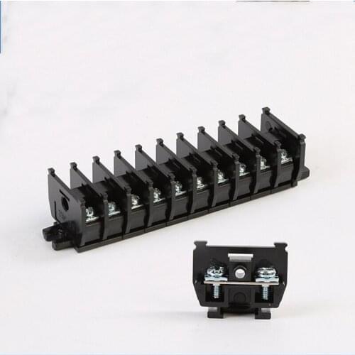 TBC-10A20A30A terminal flame retardant rail type combination terminal parallel connector 1P wire wiring row
