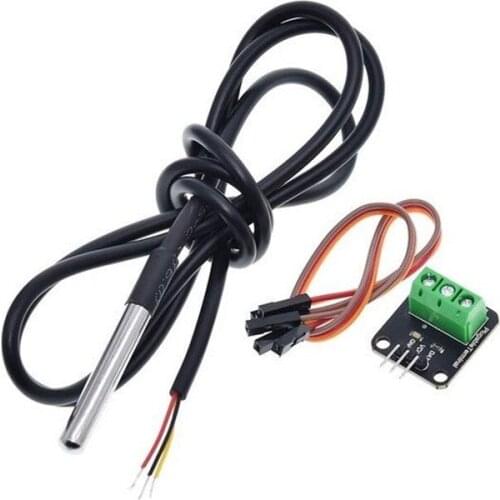 DS1820 Stainless steel package Waterproof DS18b20 temperature probe temperature sensor 18B20 for arduino