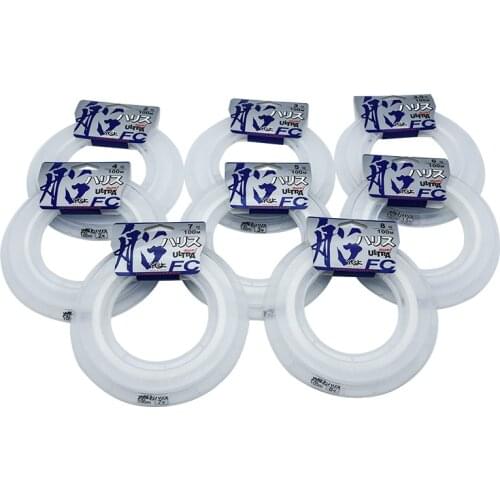 Premium Japan original YGK fishing line ULTRA FC carbon deep sea leader fluorocarbon fishing line 2-10# for carp bass fishing