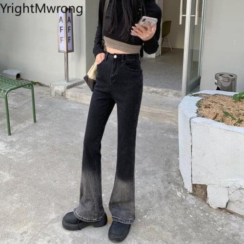 Женские джинсы клеш YrightMwrong China At AliExpress