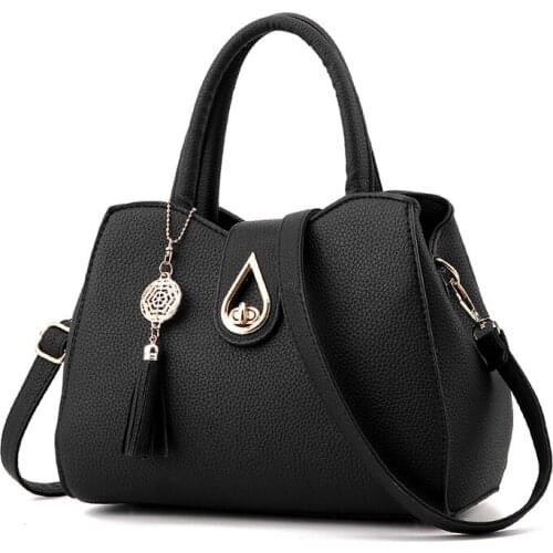 Women Handbags Pu Leather Casual Travel Ladies Top Handle Crossbody Shoulder Messenger Bag Medium Tote
