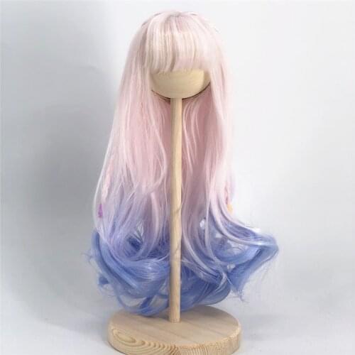 1/3 1/6 BJD doll wig set doll head SD doll fake hair gradual curly hair doll wig doll accessories