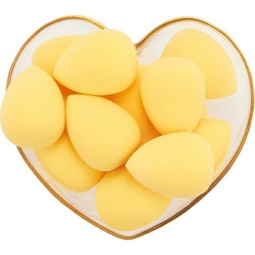 1pcs Mini Makeup Puff Soft Water Drop Shape Sponge Puff Dry&Wet Use Foundation Powder Blush Cosmetic Sponges Tools