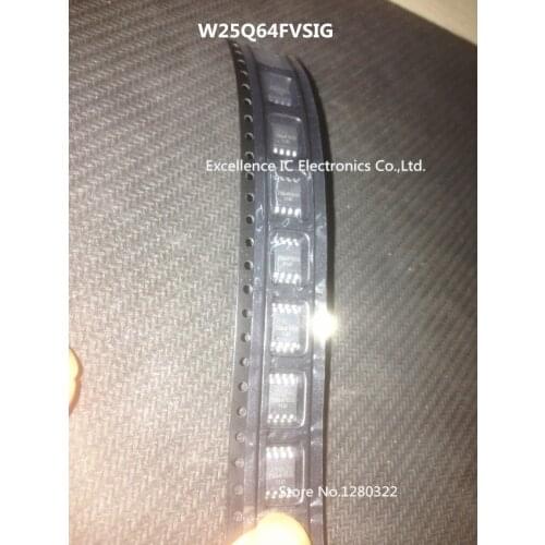 100PCS W25Q64FVSIG 25Q64FVSIG SOIC8 SOP8 Original authentic and new IC In stock