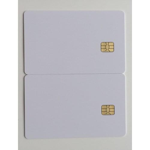 1000pcs/lot contact pvc card with SLE4442 chip blank inkjet pvc card printing by Epson or Canon printers for VIP card club card