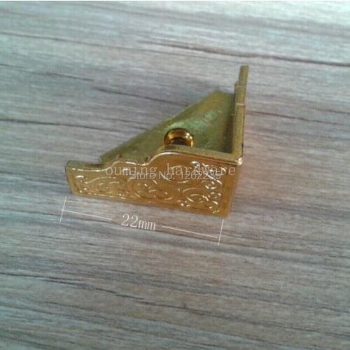 22*22mm Crafts foot Furniture Corner Wooden plastic foot Metal crafts accessories Wholesale