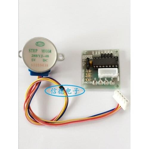 Free shipping DC5V 28BYJ-48 28BYJ48 stepper motor with ULN2003 driver board For Arduino PIC MCU DIY