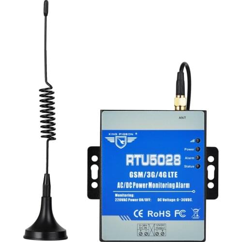 Wireless GSM 3G 4G Power Failure/Recover Alarm System with 1 output for siren sound Supports Modbus TCP RTU5028