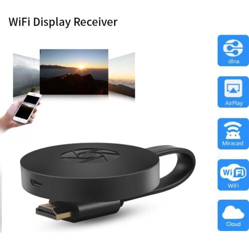 1080P Wireless WiFi Display Dongle TV Stick Video Adapter Airplay DLNA Screen Mirroring Share for iPhone iOS Android Phone to TV