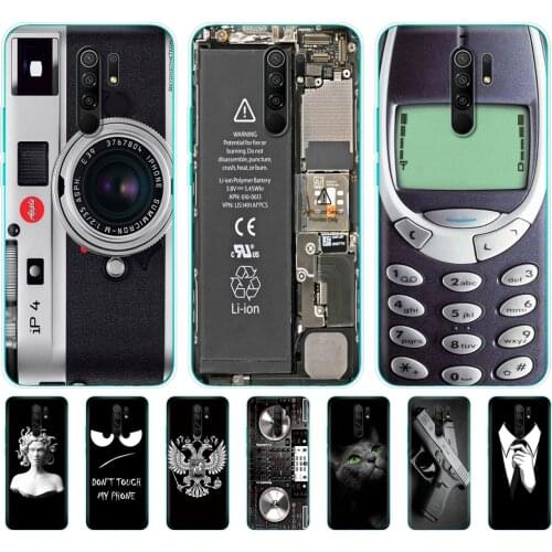 For xiaomi redmi 9 Case Silicon Back Cover Phone Case For redmi 9 Soft Case 6.53 inch etui coque bumper shockproof protective