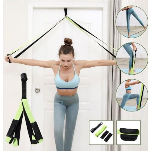 Resistance Bands Fitness Equipment Yoga Elastic Pilates Rubber Stretch Resistance Exercise Belt Elasticos Para Exercicio a02